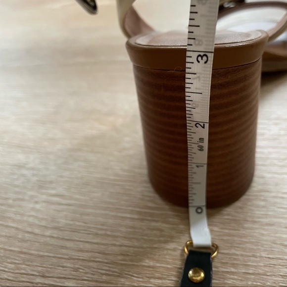 Nordstrom Leather Lancaster Ankle-Strap Heeled Sandal 7 - Picture 10 of 12